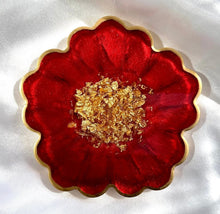 Load image into Gallery viewer, Valentines Day Collection Themed Handmade Flower Resin Coasters Full Set
