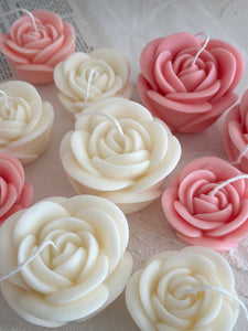 Rose Candle (2 pc), Flower Candles, Rose Candle, Bridesmaid Gift, Wedding gift, Blooming Rose, House warming Gift, Home Decor, Mother's Day