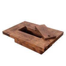 Load image into Gallery viewer, Solid Wood Rustic Coffee Table | Reclaimed Timber Style, Handcrafted wooden furniture

