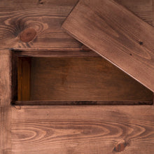 Load image into Gallery viewer, Solid Wood Rustic Coffee Table | Reclaimed Timber Style, Handcrafted wooden furniture
