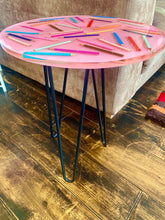 Load image into Gallery viewer, Resin Table with Pencils preserved for Memories, Gift For Kids , Premium Resin Table Home Decor
