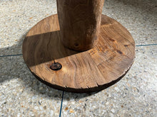 Load image into Gallery viewer, Round Wood Coffee Table Rustic ,Reclaimed Table Round ,Furniture and Decor, Coffee Table , Rustic Farmhouse Table Coffee
