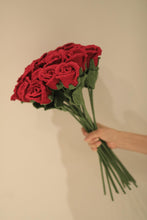 Load image into Gallery viewer, Crochet Rose Flower Flowers|Handmade Flower|Crochet Flower Bouquet|Handmade Flowers|Gift for Her|Crochet Knitted|Gift for Girlfriend
