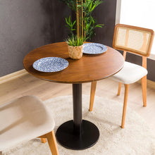 Load image into Gallery viewer, BistroTable Metal Tulip Leg, Small space Bistro Dining Table Birch Wood Round Table Indoor, 2 Seat Person Pub Bistro Table Furniture
