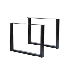 Load image into Gallery viewer, Metal Square Industrial Coffee Table Legs – Pair
