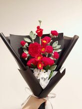 Load image into Gallery viewer, Crochet Flowers Bouquet Handmade, Birthday, girlfriend valentine gift
