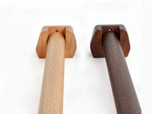 Load image into Gallery viewer, Solid Wooden Curtain Rod for Inside Mounting, Solid wood Curtain Rod with 2 Brackets
