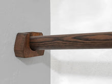 Load image into Gallery viewer, Solid Wooden Curtain Rod for Inside Mounting, Solid wood Curtain Rod with 2 Brackets

