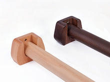 Load image into Gallery viewer, Solid Wooden Curtain Rod for Inside Mounting, Solid wood Curtain Rod with 2 Brackets

