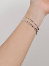 Load image into Gallery viewer, Handmade Resin Black Dew Bracelet, Rain Drop Bracelet, Unique Birthday Gift
