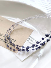 Load image into Gallery viewer, Handmade Resin Black Dew Bracelet, Rain Drop Bracelet, Unique Birthday Gift
