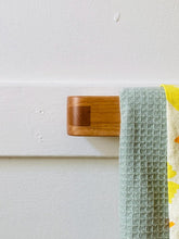 Load image into Gallery viewer, Wooden Towel Bar - Minimal Wood Bathroom Towel Rack/Rod, solid wood Bathroom towel Hook,
