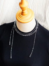 Load image into Gallery viewer, Resin Raindrop Necklace, Minimalist Choker, Handmade Nature Jewelry
