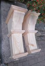 Load image into Gallery viewer, Large Normandy/Breton style Corbels, Handmade Pure Solid Wood Corbel - Pack of 2
