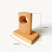 Load image into Gallery viewer, Wooden Curtain Bracket,Solid Wood Bracket, Curtain Bracket, Curtain Rod Bracket, Curtain Rod Holder - Pack of 2
