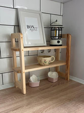 Load image into Gallery viewer, Handmade Pure Solid Wood, Natural Wooden Shelf | Handmade Home Organizer

