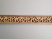 Load image into Gallery viewer, Wood Wall Molding: Acanthus Leaf Scroll Design (5 Feet)
