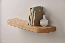 Load image into Gallery viewer, Luxury Floating Shelves Solid Teak Wood Wall Shelf for Books and home decor

