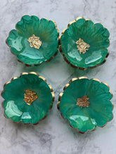 Load image into Gallery viewer, Floral Resin Trinket Bowl, Small Jewelry Dish, Home Decor Gift , Resin Bowl - Pack of 4
