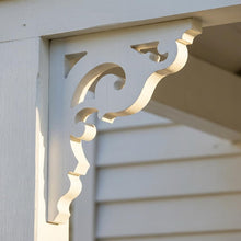 Load image into Gallery viewer, Porch Corbel - Victorian Style Bracket 10 Inch (pack of 2), Wooden Home Decor , Pure Solid Wood Hand Carved
