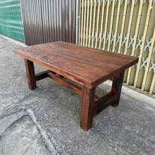 Load image into Gallery viewer, Solid wood square coffee table handmade carved custom reclaimed table furniture decor home
