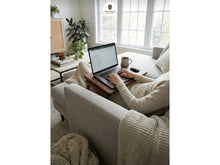 Load image into Gallery viewer, Wooden Bed Tray Table, Folding Breakfast Serving Tray, Wooden Tray, Wooden Serving Tray, Folding Table
