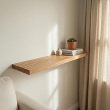 Load image into Gallery viewer, Big Size Floating Solid Rustic Wall Shelf, Floating Shelves, Wooden Floating Shelves, Farmhouse Heavy Duty Floating Shelves
