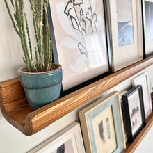 Load image into Gallery viewer, Premium Luxury Solid wood Picture Ledge Shelves ,Handmade wooden floating shelf for photos, paintings, and frames
