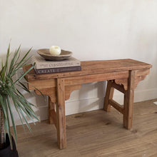 Load image into Gallery viewer, Rustic Handmade Vintage Bench 38", End of Bed Bench
