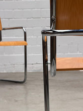Load image into Gallery viewer, Stainless Steel Premium Chair for Home or Restaurant |Italian modernist armchair | tubular steel and wood base - Pack of 2
