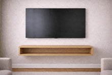 Load image into Gallery viewer, Wooden Floating TV Console Wall Mounted – Modern Minimal TV Unit with Storage, Solid Wood
