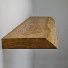 Load image into Gallery viewer, Premium Set of 2 Live Edge Long Wood Shelves, Floating Shelves, Designer Rustic Shelf
