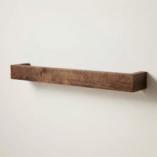 Load image into Gallery viewer, Towel Rack | Walnut Wooden Towel Holder | Bathroom Storage | Wall Mounted Towel Rail
