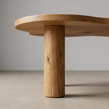Load image into Gallery viewer, Organic Teak Wood Coffee Table – Sculptural Modern Japandi Living Room Furniture
