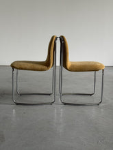 Load image into Gallery viewer, Stainless Steel Chairs Italian Space Age Chromed Tubular Steel Dining Chairs - Set of 4
