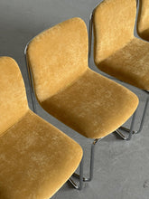 Load image into Gallery viewer, Stainless Steel Chairs Italian Space Age Chromed Tubular Steel Dining Chairs - Set of 4
