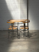 Load image into Gallery viewer, Premium Stainless Steel Restaurant Chair and Table , Set of 4 Chairs and Table | Borge Lindau | Bla Station | Table and 4 chairs
