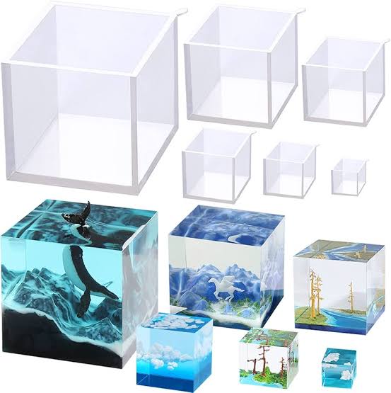 Resin Preservation in Cube Or Square (All Size Cubes and Squares are Available) - Select Size while Ordering