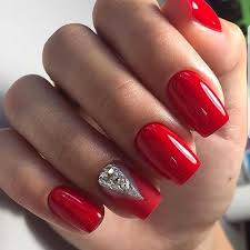Bridal Red - Ready to wear Fake Nail Art Nails