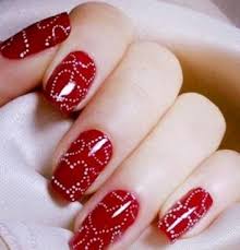 Bridal Ready Nail Art Red for women and girls
