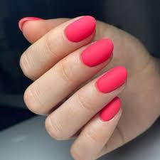 Plain Shade of Red cum Pink Nail Art Artificial / Fake Nails / Press on Nails for Girls and Women