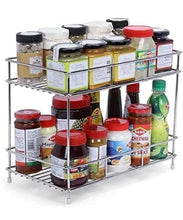 Load image into Gallery viewer, kitchen pantry storage, steel, multipurpose storage organizer for kitchen, kitchen sugar or masala box organizer BNA
