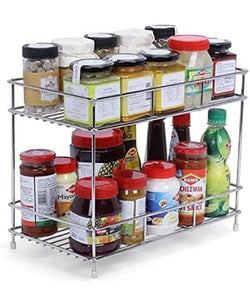 kitchen pantry storage, steel, multipurpose storage organizer for kitchen, kitchen sugar or masala box organizer BNA