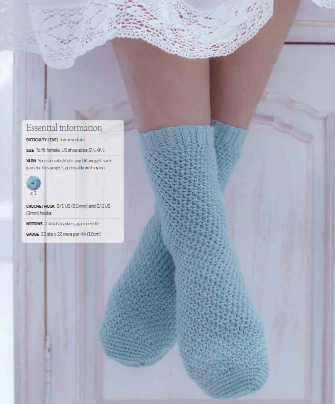 Bhavya's Ladies Socks Making DIY Crochet Kit, Crochet Material Kit with Yarn, Crochet Needles, Tools & Accessories, Crochet Kit Starter, Crochet Beginners Kit, Crochet Tutorial, Yarn Craft Kits for Adults