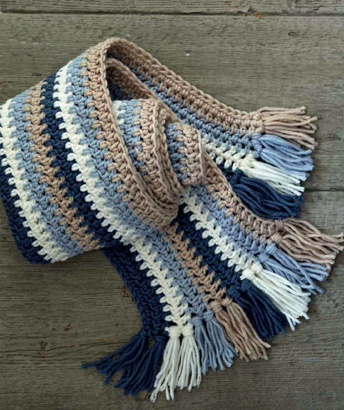 Bhavya's DIY Men Winter Muffler Scarf making Crochet Kit, Crochet Material  Kit with Yarn, Crochet Needles, Tools Accessories, Crochet Kit Starter,  - Main Image