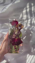 Load and play video in Gallery viewer, Resin Flower Block, Resin Flower Preservation for Bouquet , Varmala and Garland Preservation, Flower Preservation
