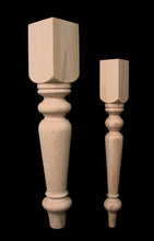 Load image into Gallery viewer, Wooden Table Legs for Table Carved Table Legs, Designer Wooden Legs - Standard size 30 Inch Size , (Customization available)  - Pack of 4 Legs
