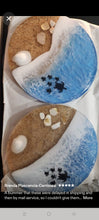 Load image into Gallery viewer, Bulk Order For New Year and Christmas, Resin Coasters with any design and theme, beach, flowers ,stones ,pearls, give aways for any occasion at most affordable prices and quick delivery - Pack of 10

