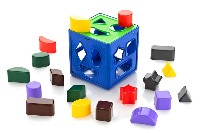 Shapes Learning Toy, Shape Sorting Cube With 18 Shape And Different Color - Kids Activity Toys - Learning And Educational Toys With Multicolour