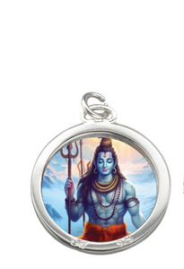 Bhole Nath Locket , Locket with Bhole Nath Photo, Bhole Nath Pendant Locket with Chain